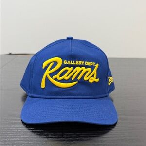 Gallery Dept Blue Cap with Yellow Rams Script